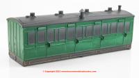 R7376 Hornby Skaledale Grounded 6 Wheel Coach Summer House